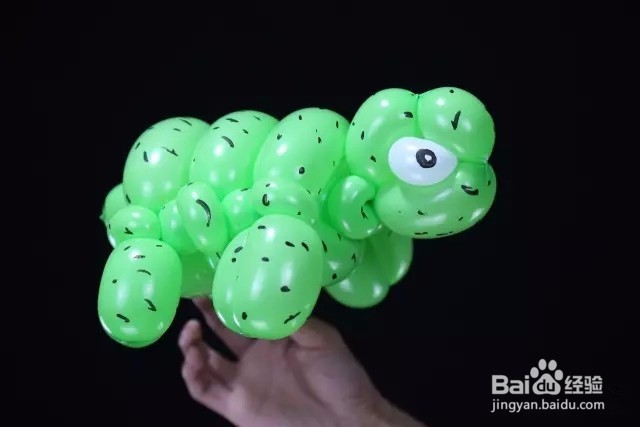 魔术长条气球教程(第19期)——乌龟