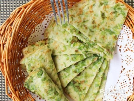 美味的芹菜鸡蛋饼做法!