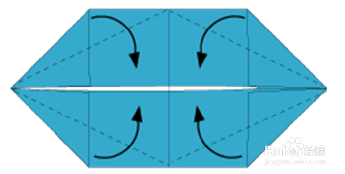 折纸技术：[4]小船折叠方法