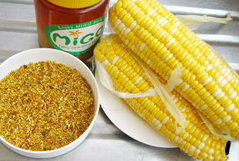 桂花蜂蜜酿甜玉米