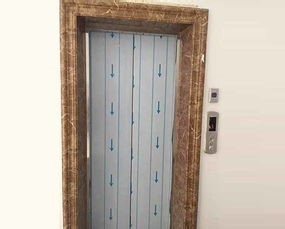 仿大理石门套怎么贴