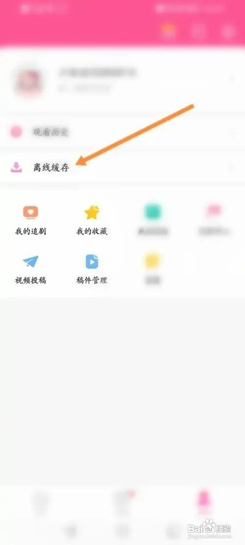 韩小圈软件在哪里查看离线缓存内容