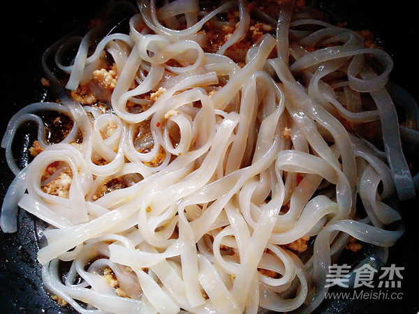 粉条炒肉末的做法