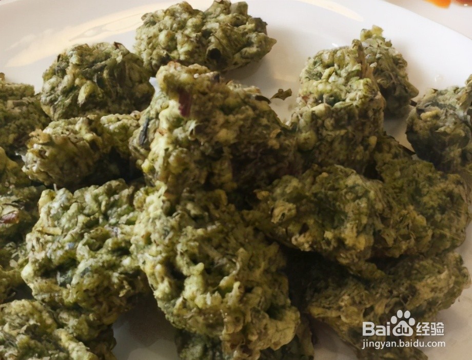 蒸白蒿丸子的做法