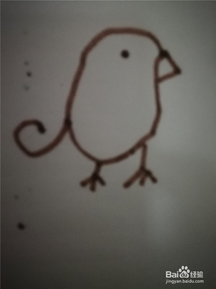 怎么样用简笔画画小鸡