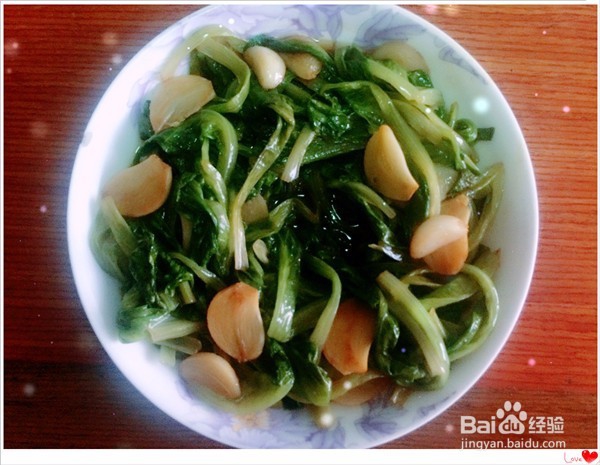 家常菜之蒜炒油麦菜
