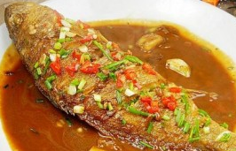 豆瓣酱烧黄鱼