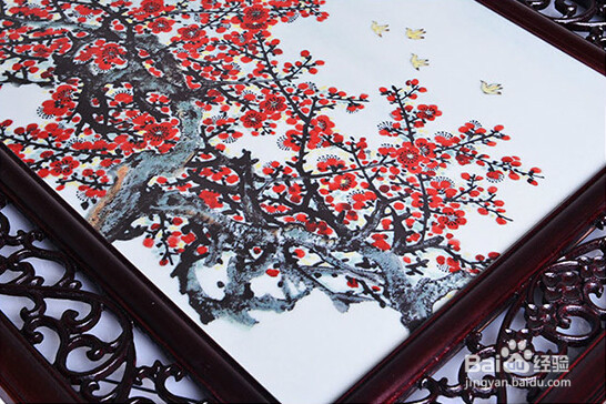 张松茂春讯瓷板画