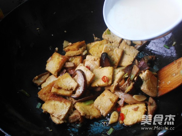 农家煎豆腐的做法