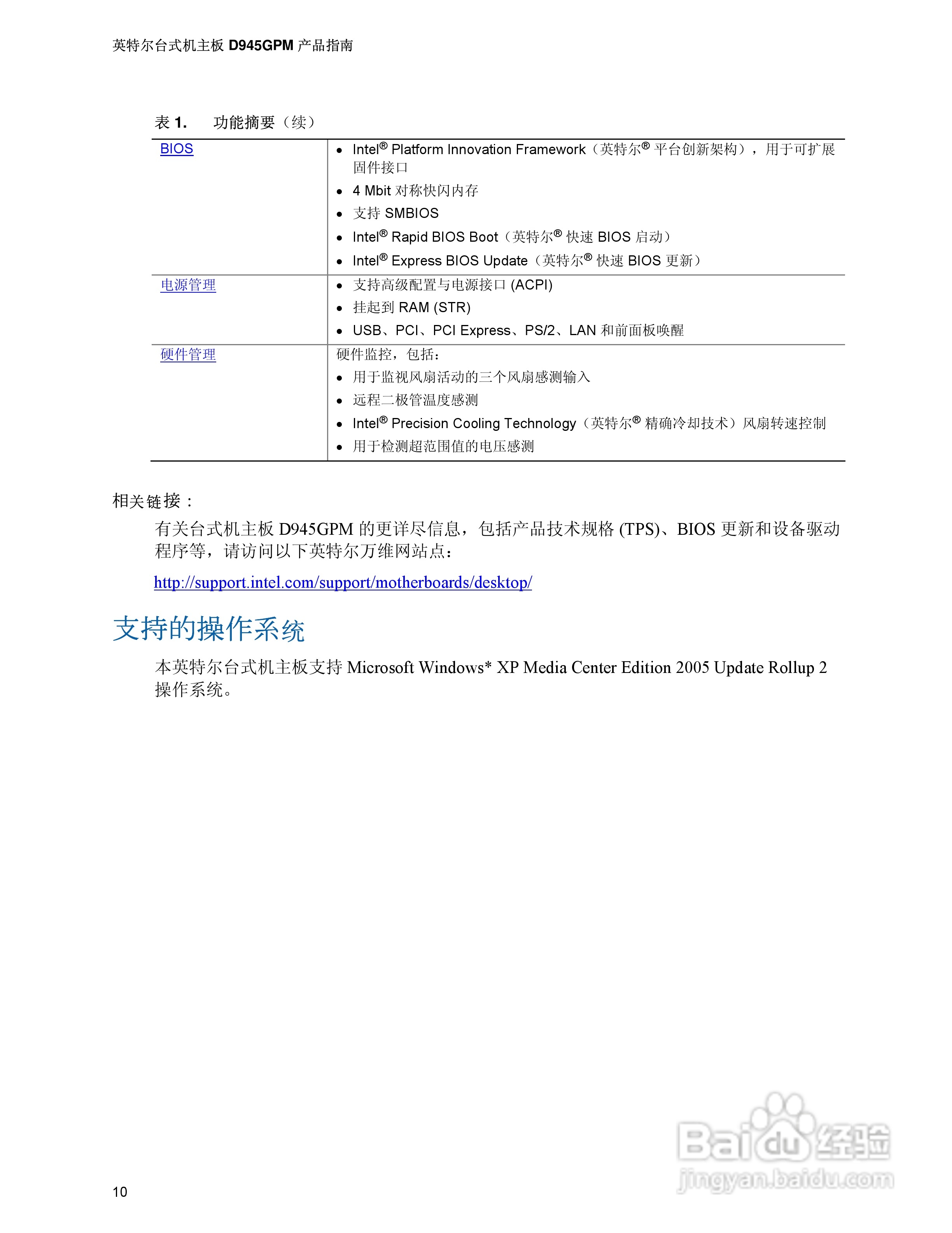 Intel D945GPM主板说明书:[1]