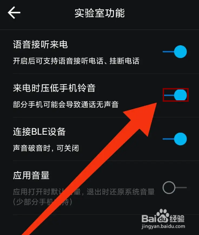 咚咚驾驶怎么设置来电时压低手机铃音