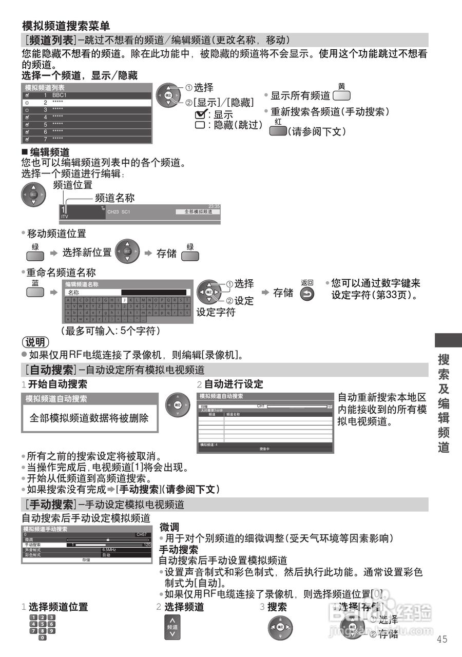 松下TH-P55ST30C等离子彩电使用说明书:[5]