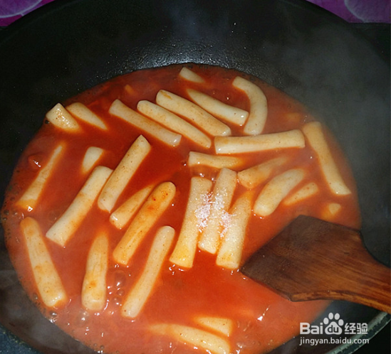 如何制作韩式辣年糕