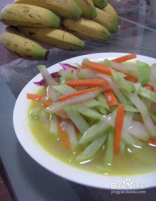 红就是红绿就是绿——蒲子炒胡萝卜