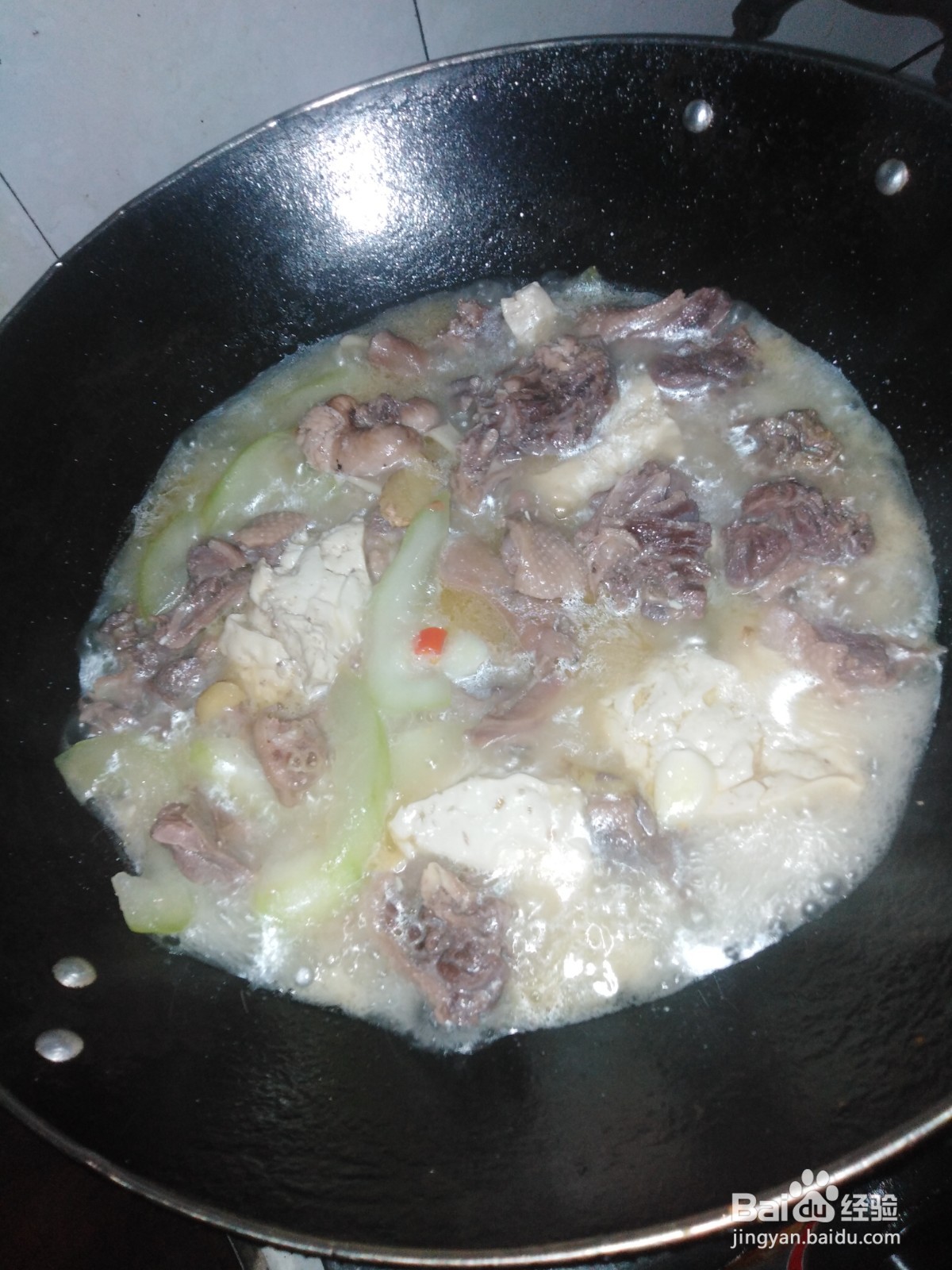 如何做老鸭豆腐冬瓜汤？