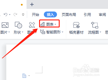 WPS文稿如何插入带标记的折线图？