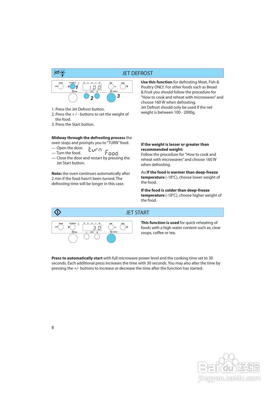 惠而浦AMW480/IX内置式微波炉用户手册