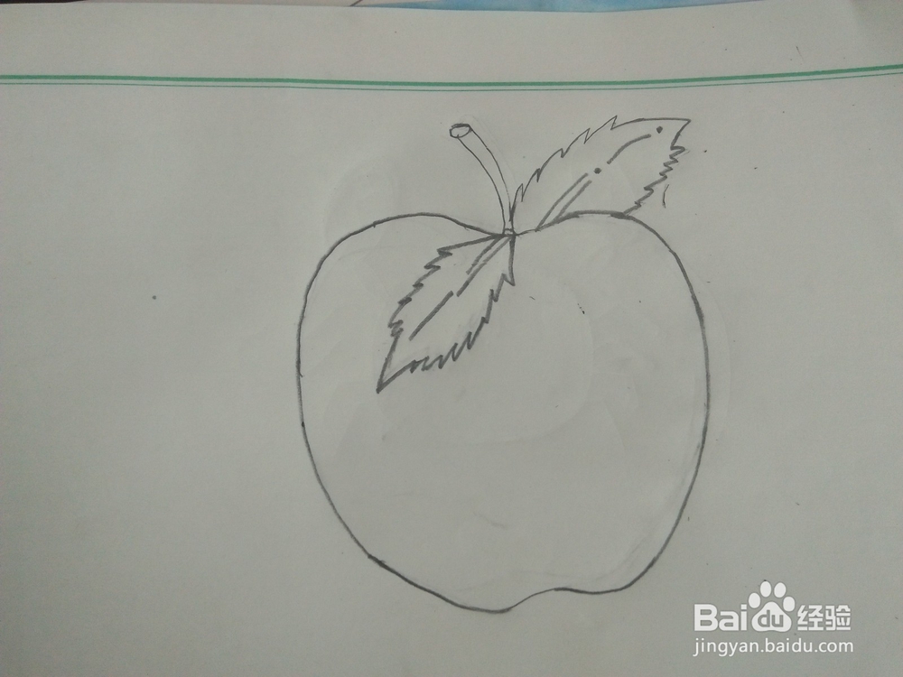 简笔画如何画苹果