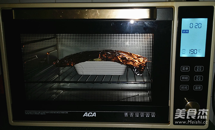 火腿肠芝士焗饭