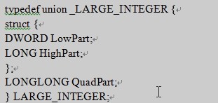 <b>使用LARGE_INTEGER计算CPU运行时间</b>