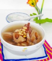 16道家常汤水应对秋燥----莲藕黄豆肉骨汤