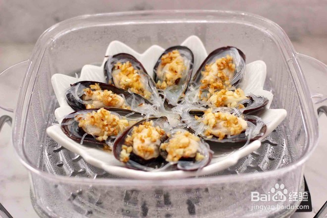 蒜香粉丝双椒青口贝