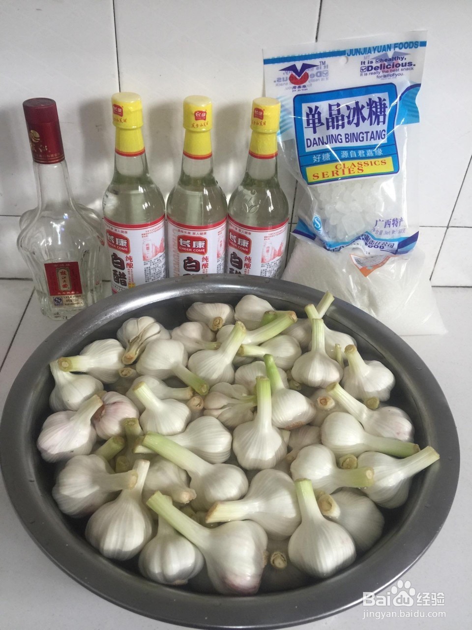 水晶糖蒜的腌制方法