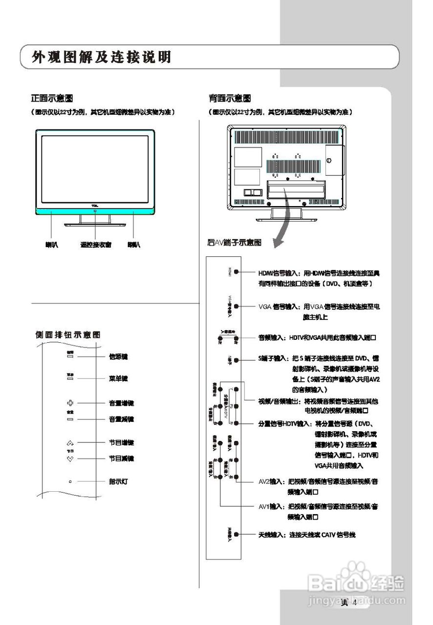 TCL王牌L19X9液晶彩电使用说明书