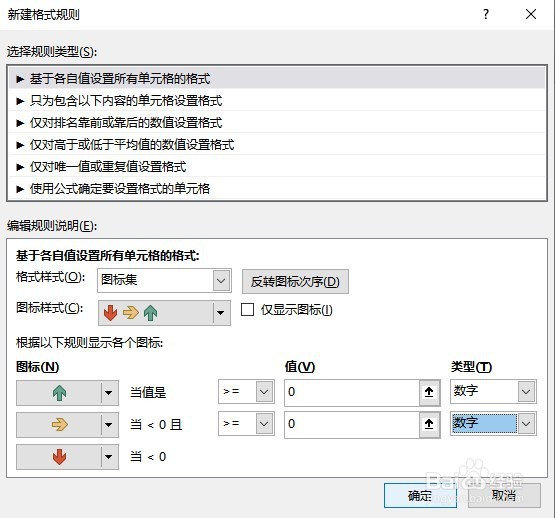 Excel中如何用在数据前面加向上或向下的箭头?
