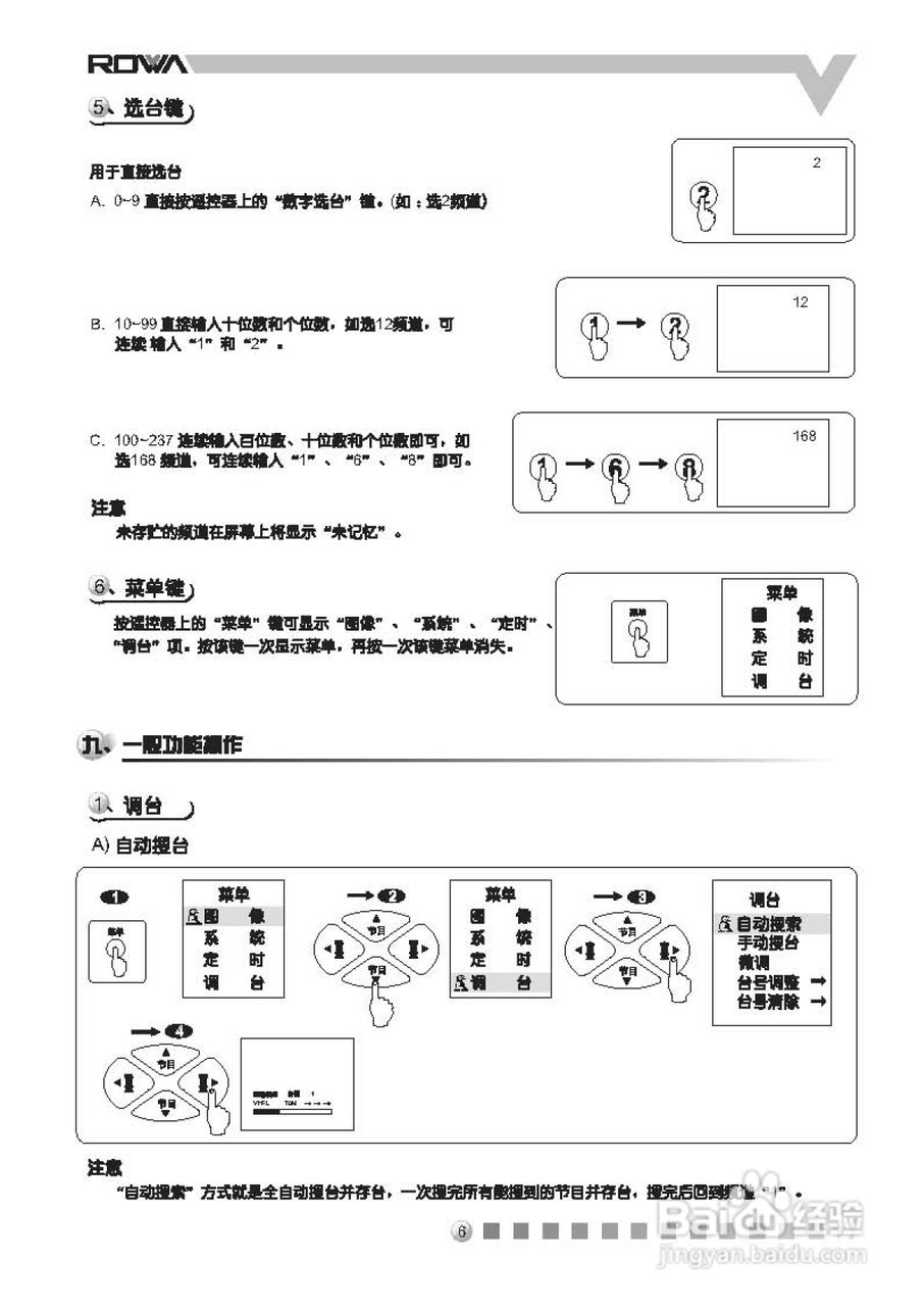 乐华21V8彩电使用说明书