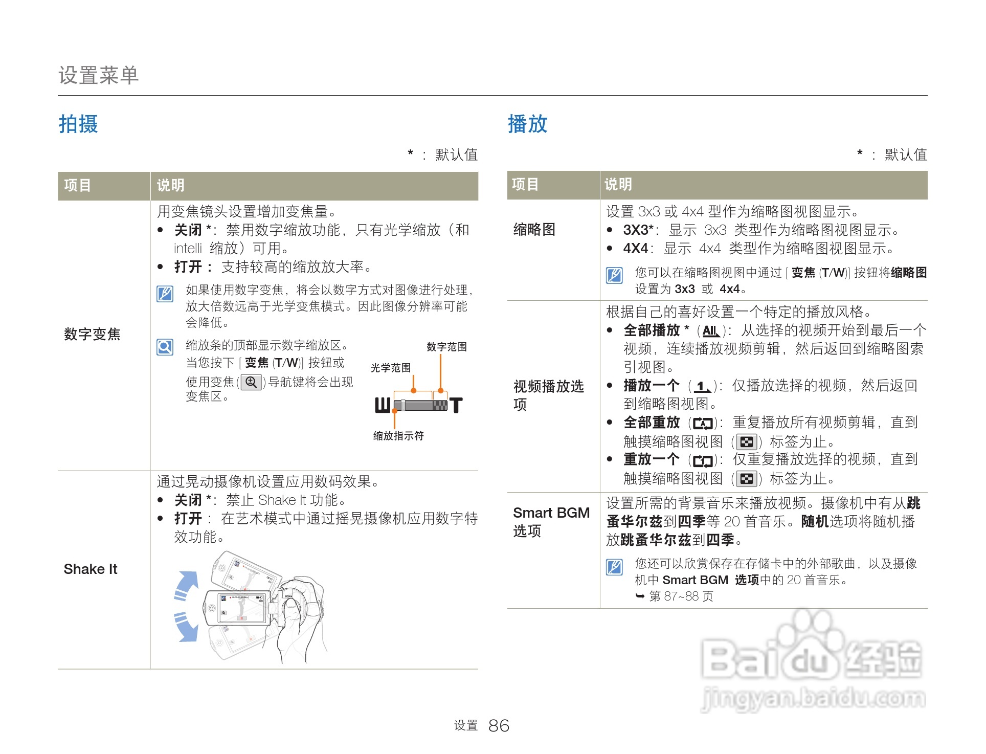 三星HMX-Q200TP高清晰数码摄像机使用说明书:[9]