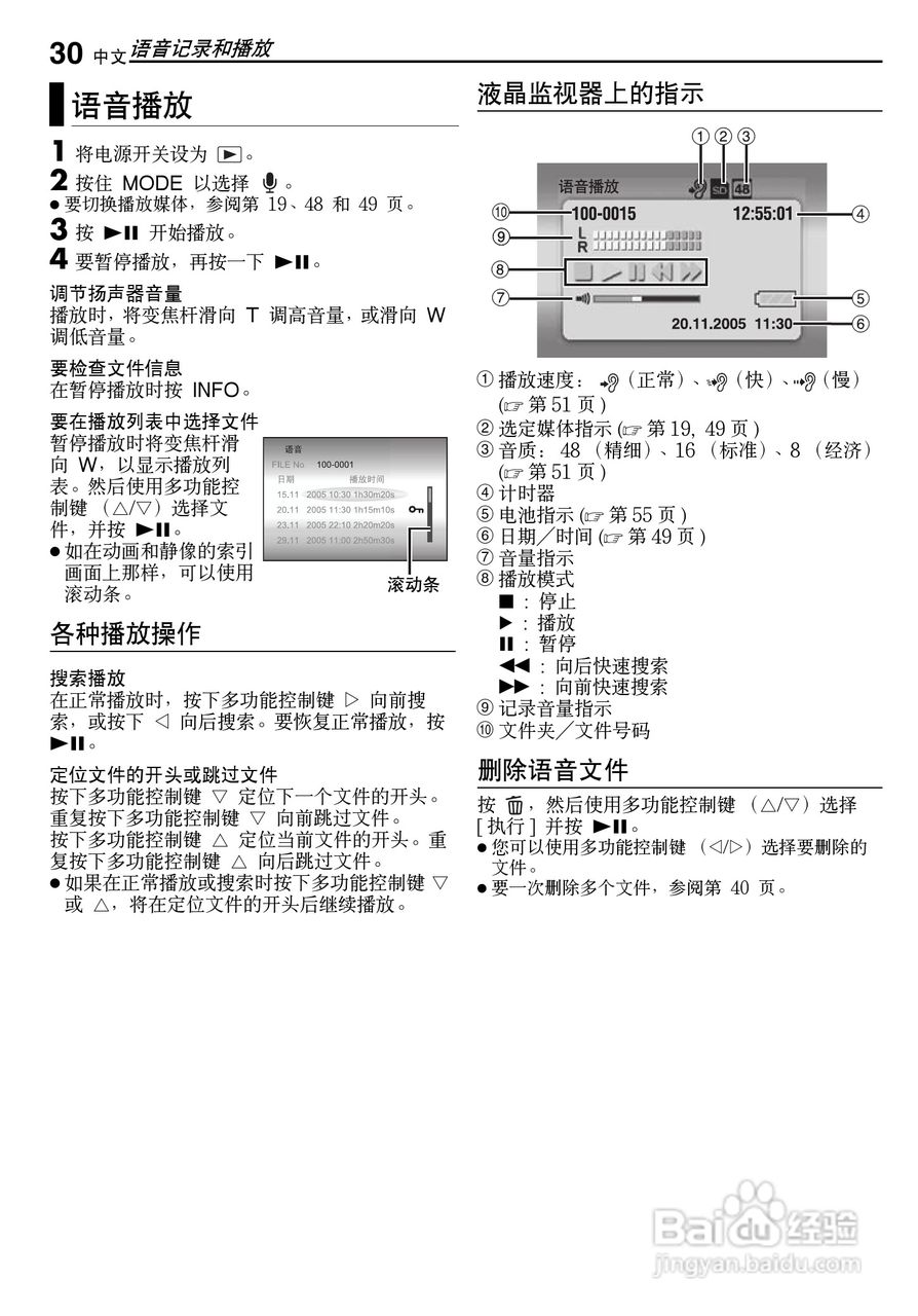 JVC GZ-MG500AA数码硬盘摄像机使用说明书:[3]