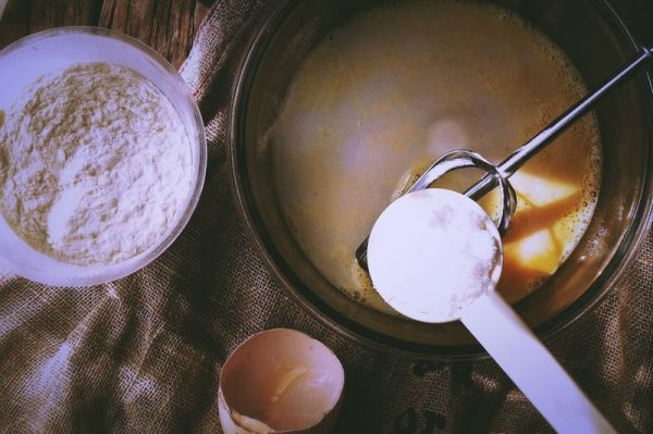 奶油水果可丽饼