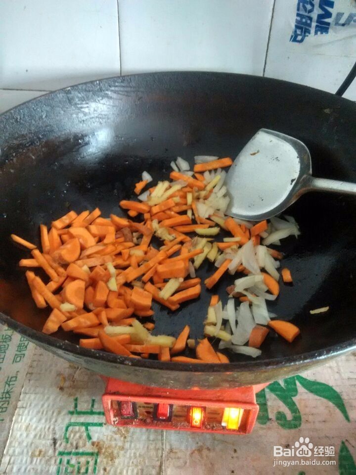 萝卜胡萝卜丝炒肉