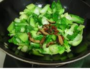 青菜香菇的做法