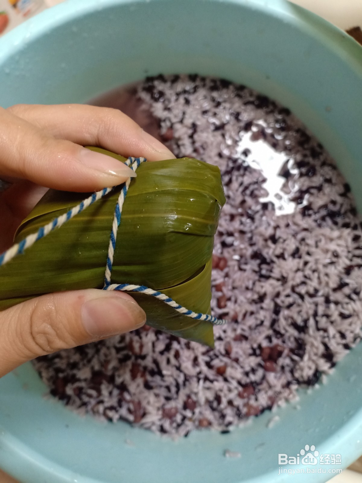 粽子系绳打结方法