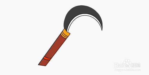 9快速设计镰刀简图模型