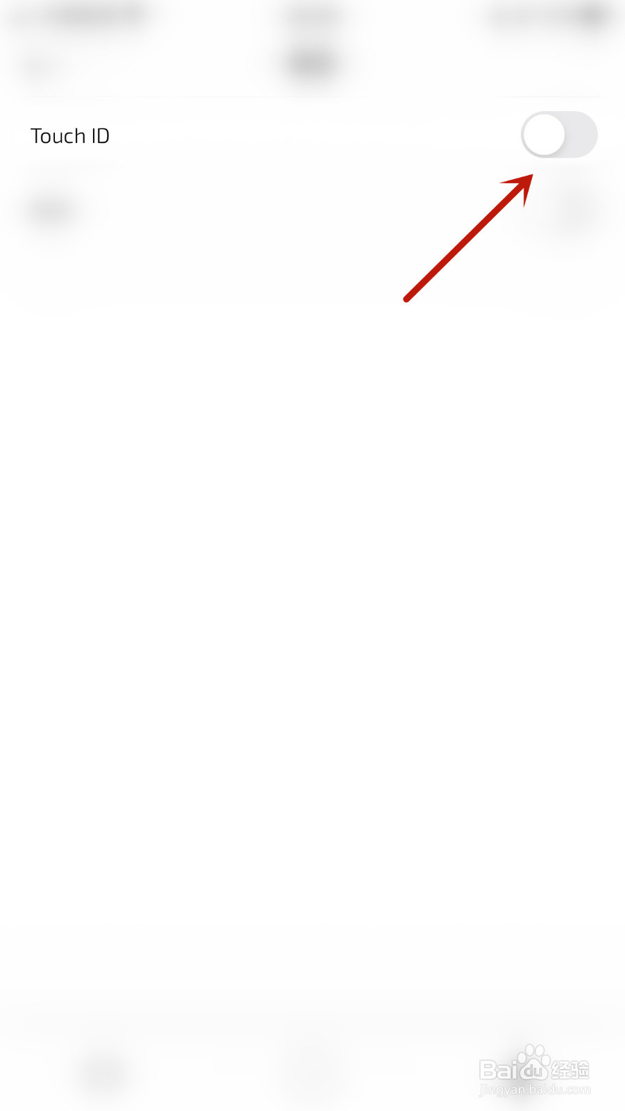 卡片日记怎么停用Touch ID