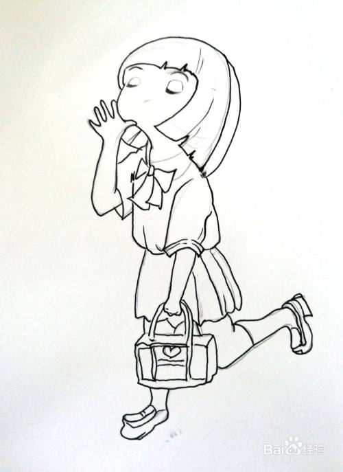 夏日里的女孩儿怎么画