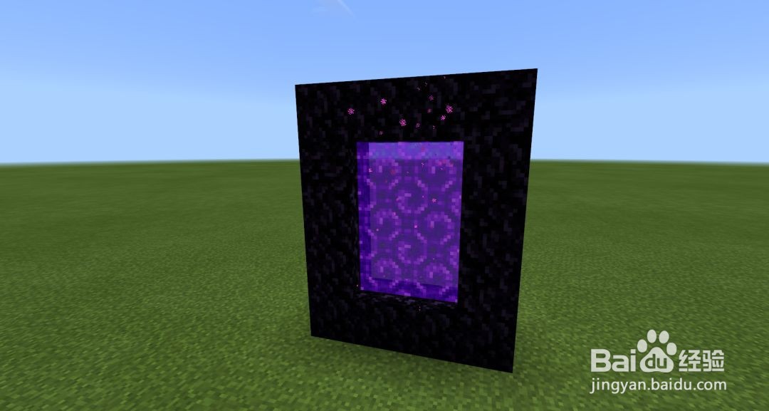 我的世界手游下界传送门怎么做