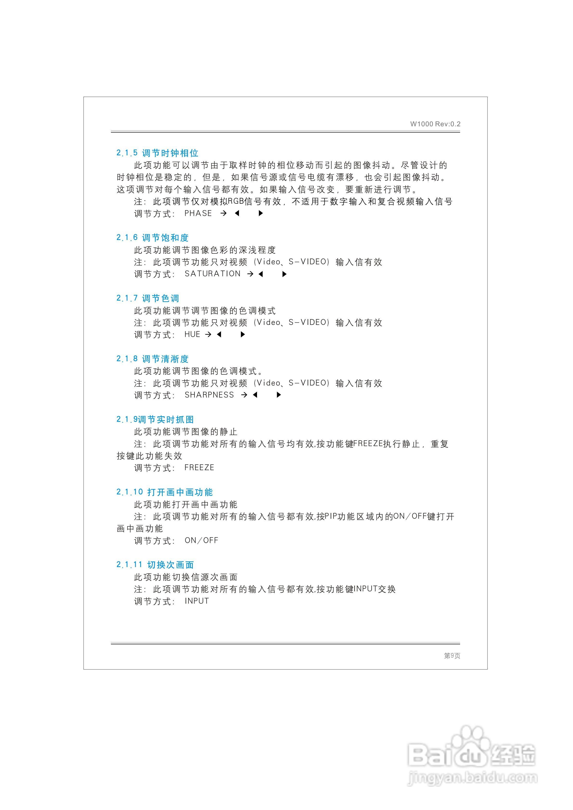 凯博W1000液晶拼接处理器说明书:[1]
