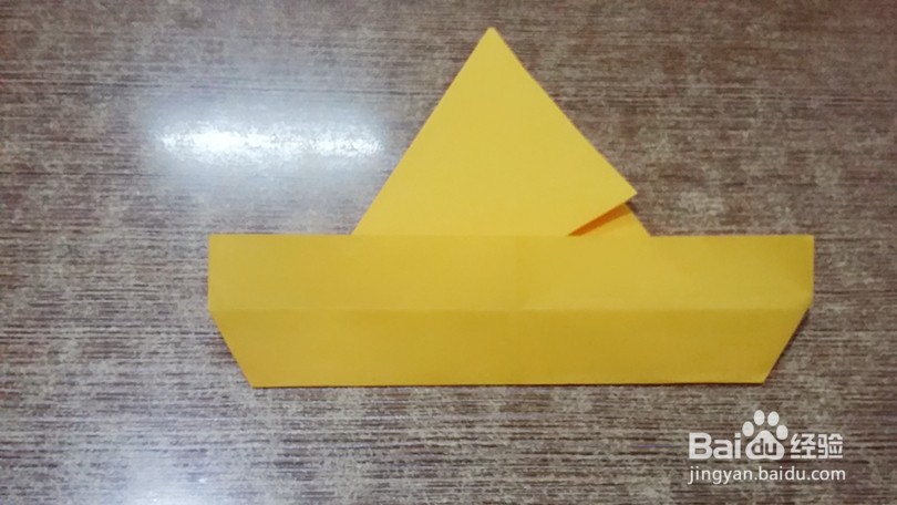 三角盒的彩纸折法