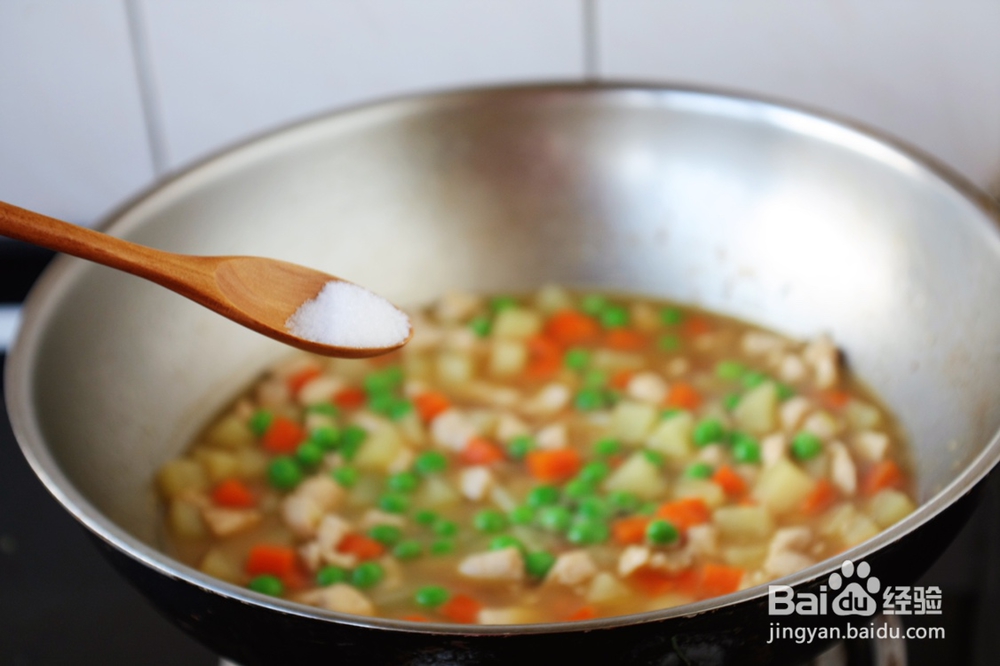 咖喱土豆鸡丁饭的家常做法