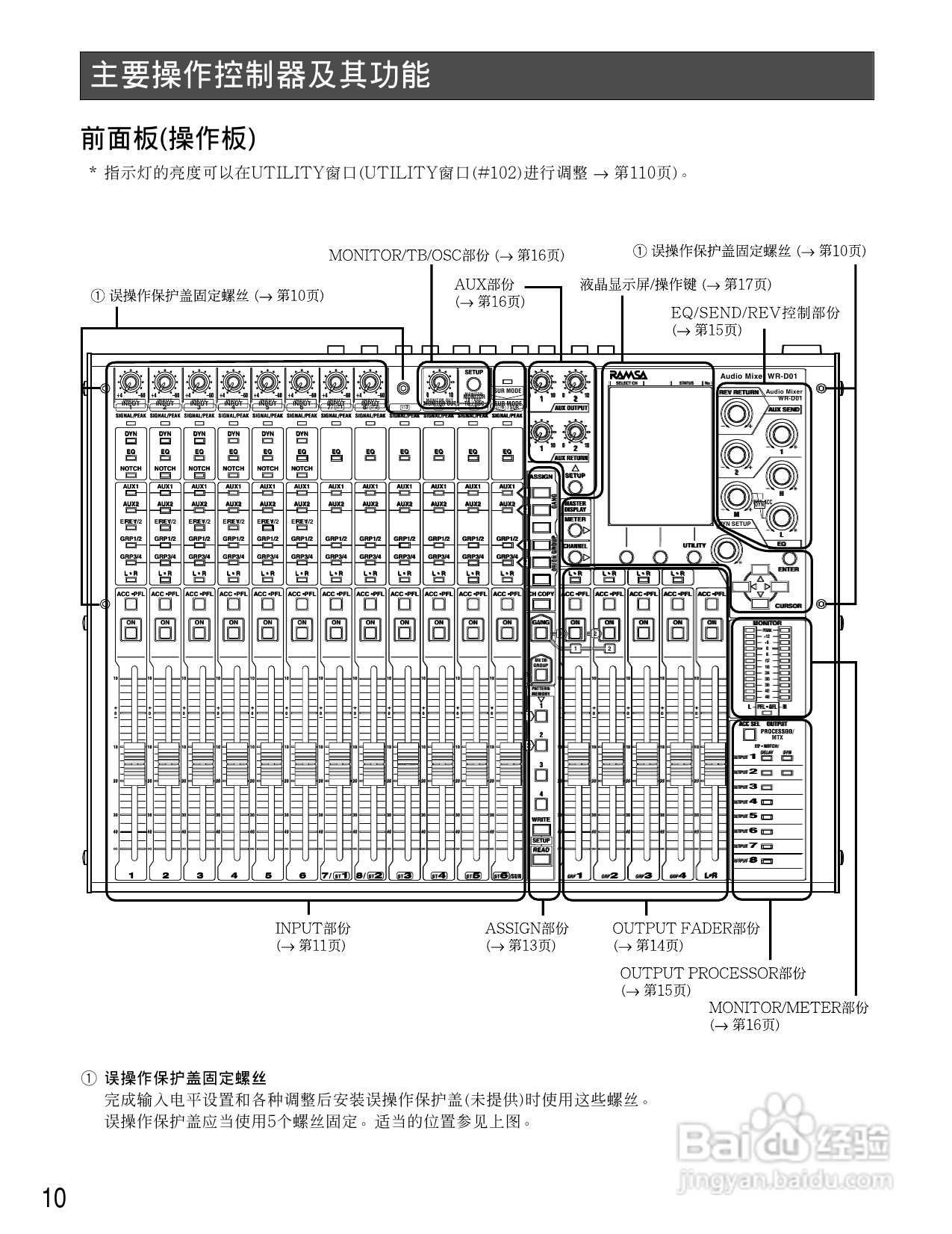 松下WR-D01数字式凋音台使用说明书:[1]
