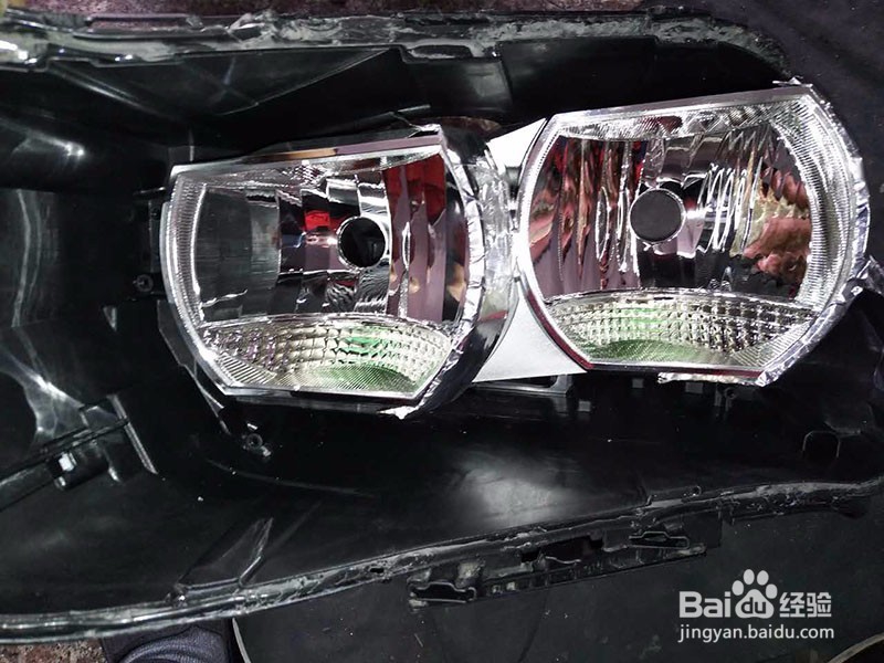 宝马X5车灯改装-阿帕2+阿帕6套装