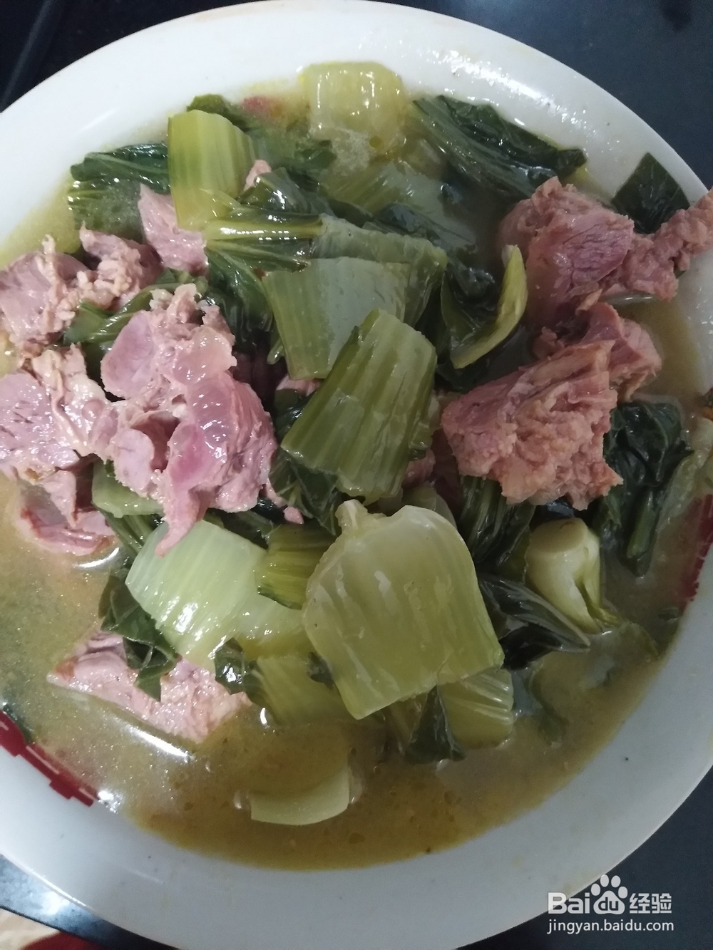 家常菜--青菜烧牛肉