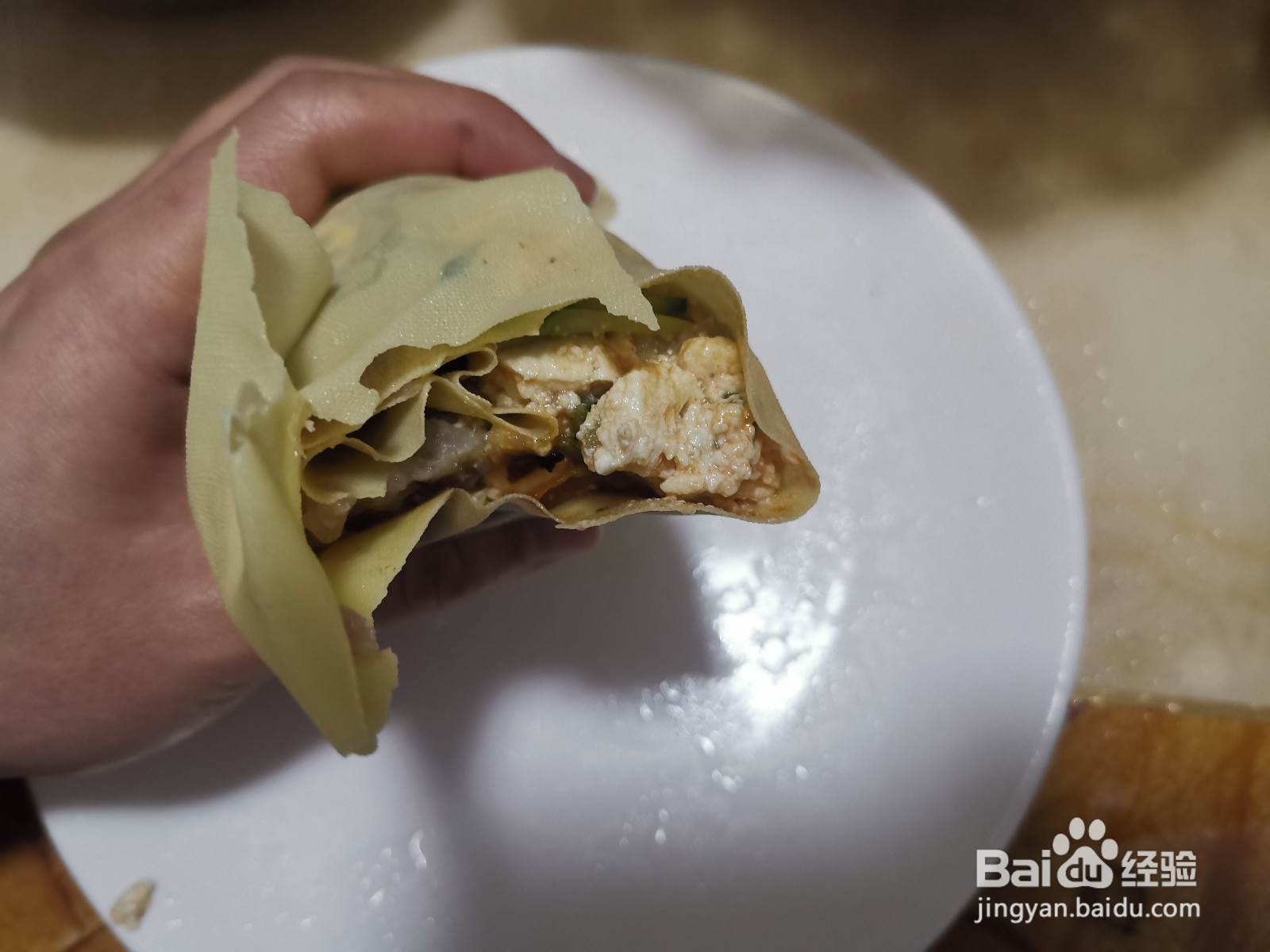 辣酱味干豆腐饭卷