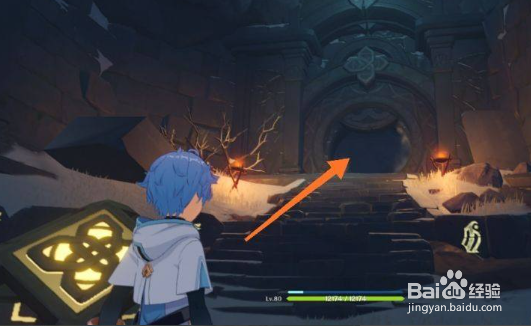 原神雪山神像下面的密室怎么开