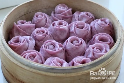 怎么做紫薯玫瑰花馒头