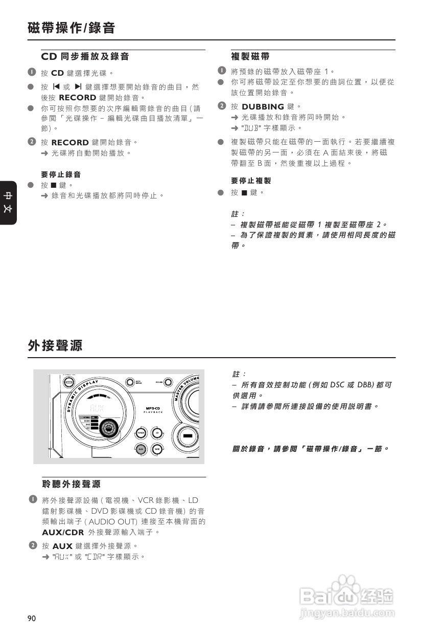 飞利浦 FWM37音响功放使用说明:[2]
